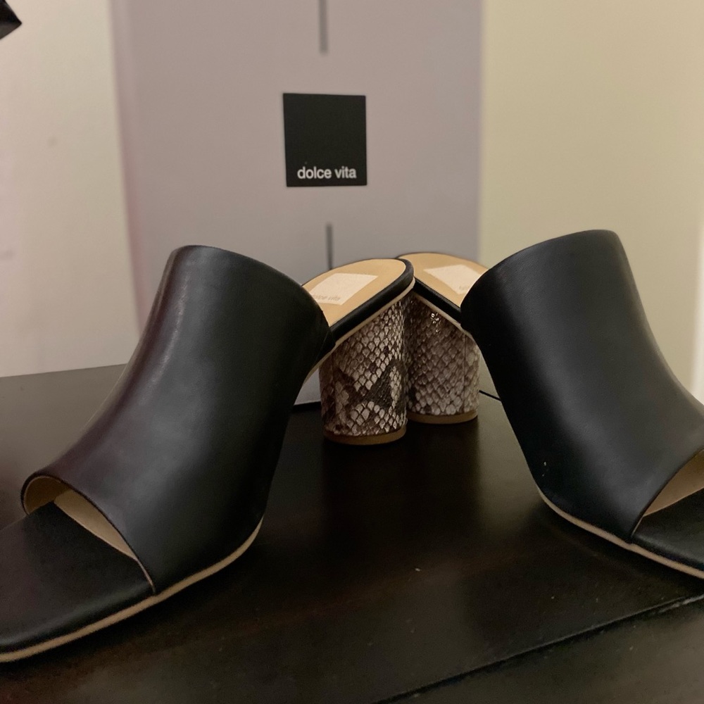 Black, wedges. Comfortable for all day wear. Or a sexy night out with whoever